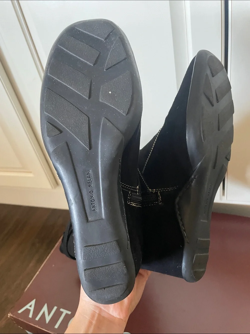 ANTONIO MELANI black suede